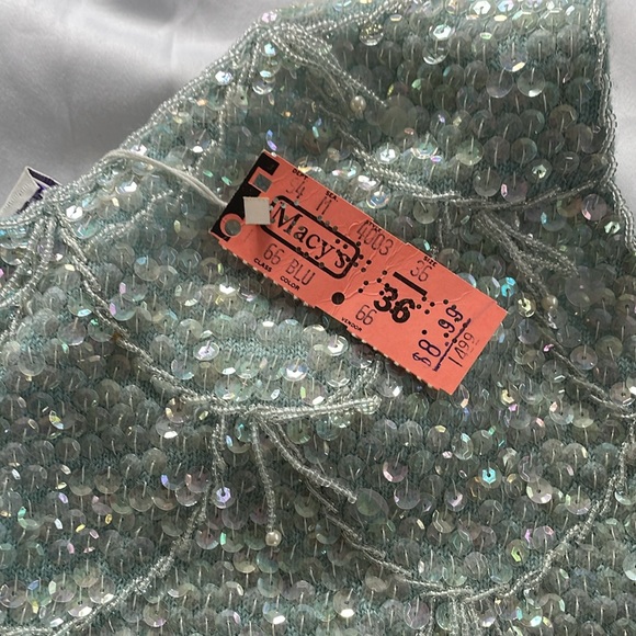 Vintage wool top with sequins and beads. Needs new zipper. Tags are still on - Picture 3 of 8